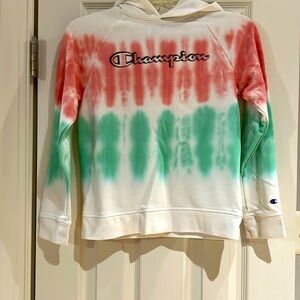 Girls Champion Lightweight Tie-dye Hoodie